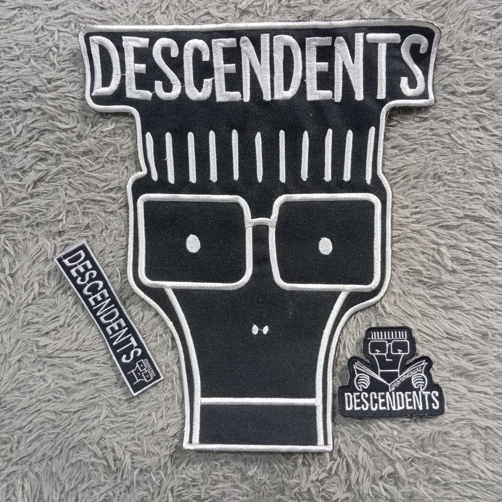 BacK Patch set Descendents, Logo bordir komputer