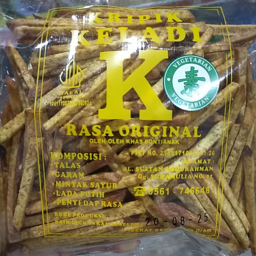 

[ SALE!!!!] snack stik K keripik talas vegetarian 250gr