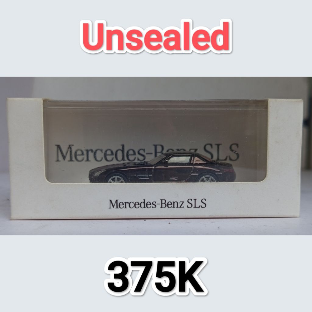 Diecast Mini Scale 64 TPC Model Mercedes Benz SLS Limited Edition