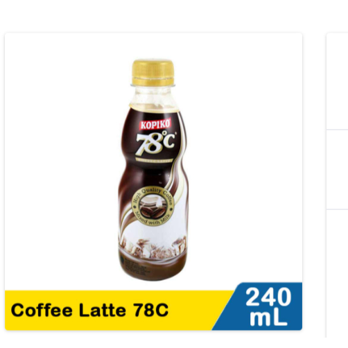 

kopiko coffee latte 78c 240ml