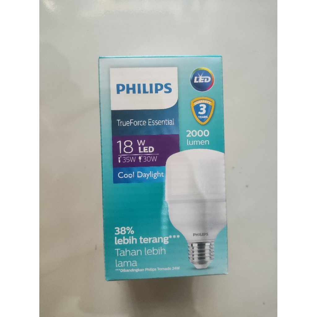 LAMPU PHILIPS 18W LED TRUE FORCE ESSENTIAL LAMPU 18WATT