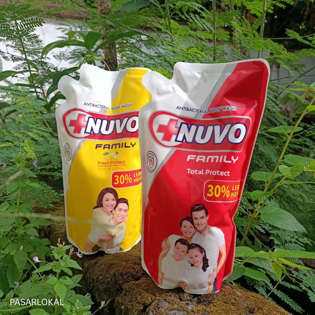 Sabun Nuvo cair 825ml / Nuvo family 825ml