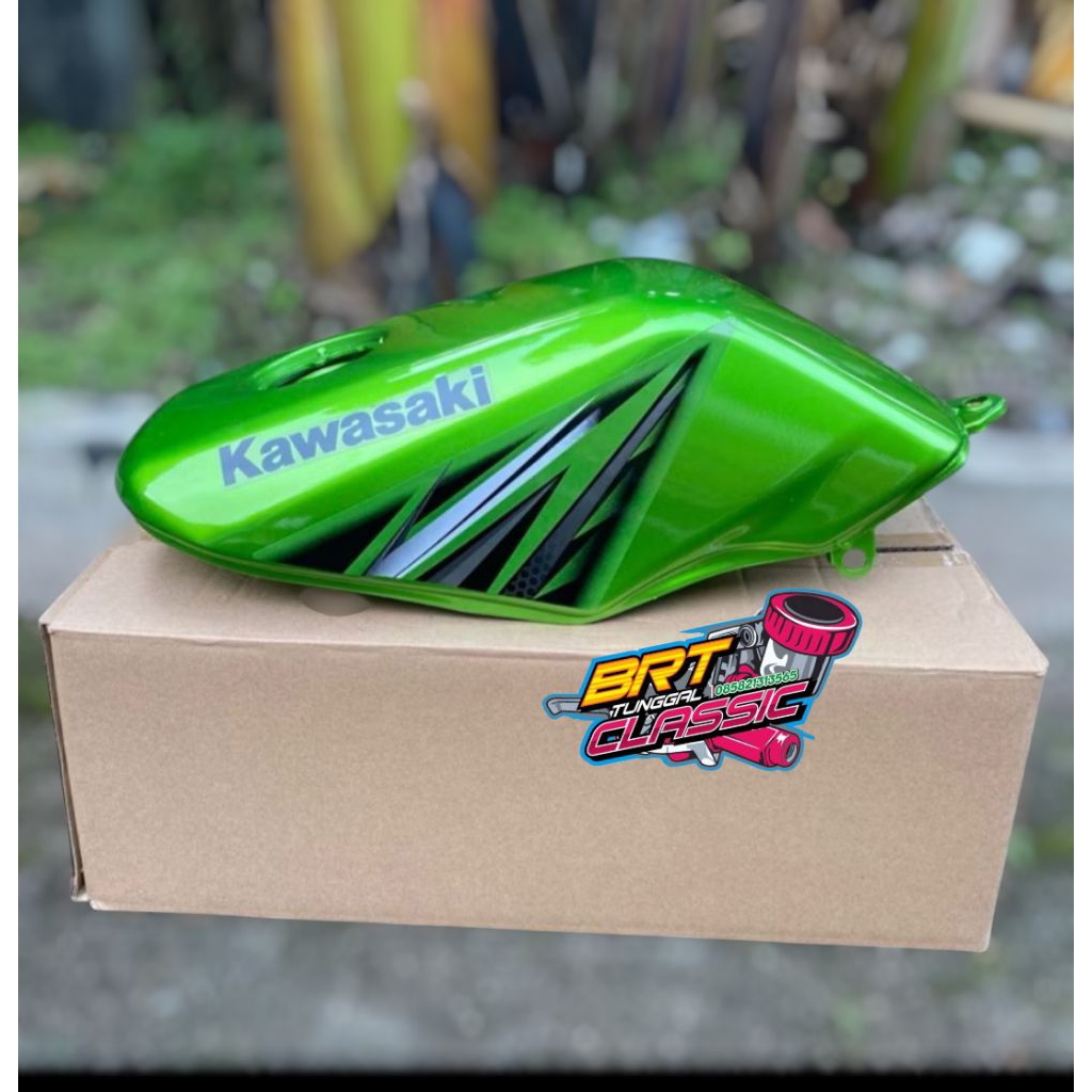 Tangki ninja ss ninja r cran bensi ninja r ninja ss warna hijau set setriping full body warna hijau