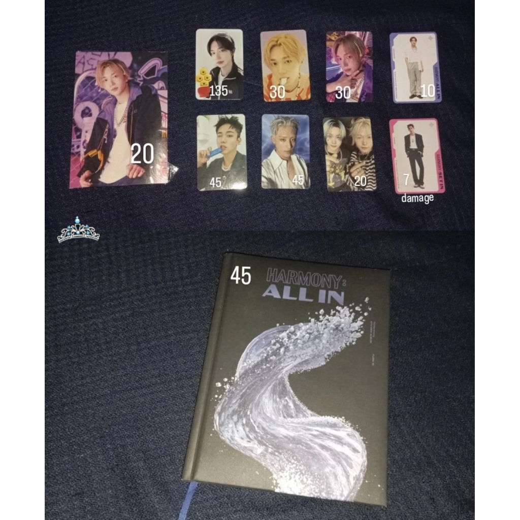 Photocard PC Album OFFICIAL P1HARMONY