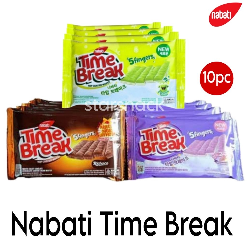

Nabati Time Break Cocopandan Coklat Timebreak renteng Goguma isi 10pc