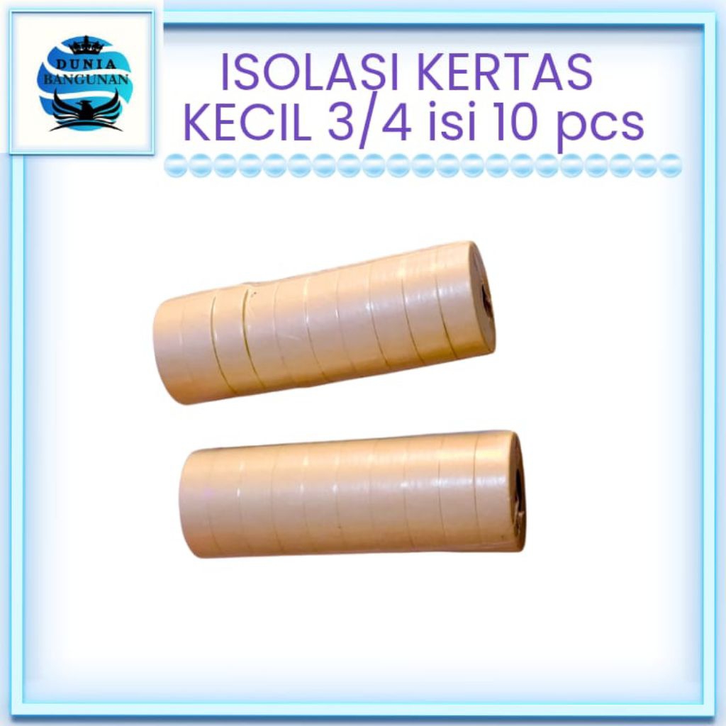 

Isolasi Kertas Kecil 3/4
