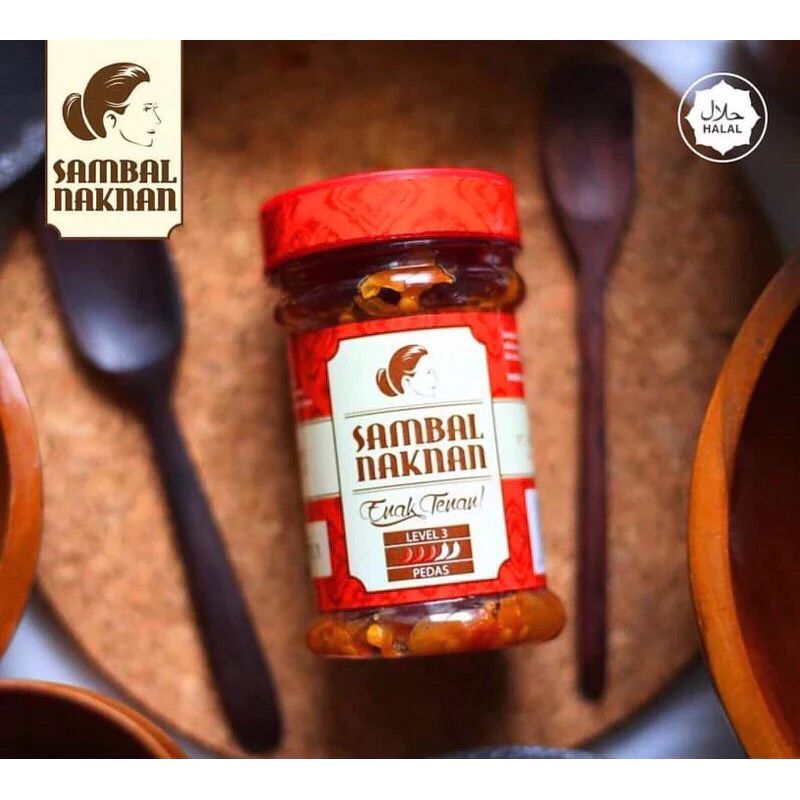 

SAMBAL NAKNAN LEVEL 3 (PEDAS) BERAT 140 GRAM, EXPIRED 2026