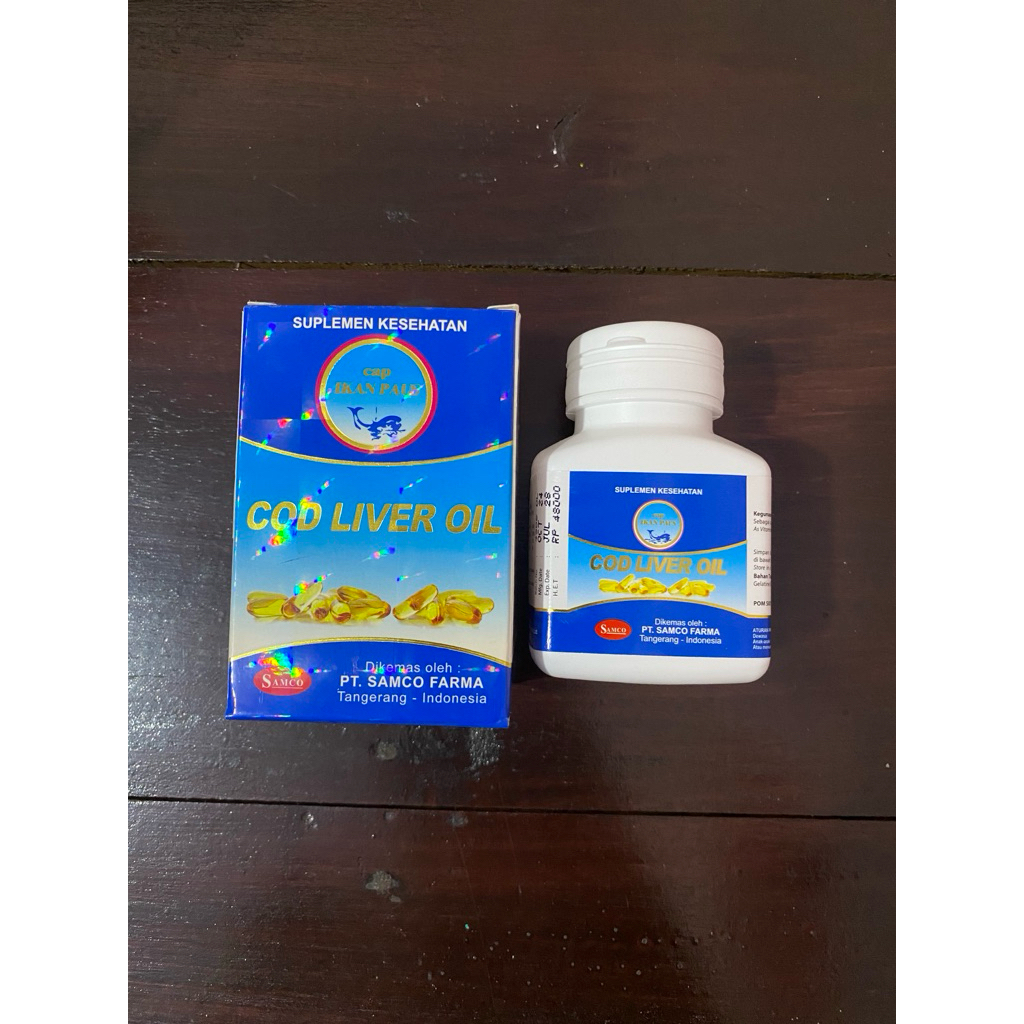 COD liver oil 100 kapsul