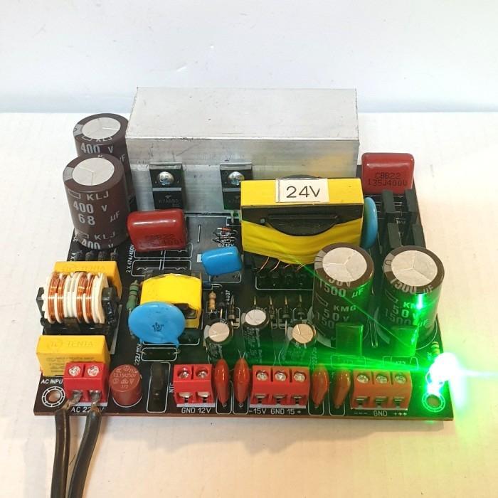 TRAFO SMPS SWITCHING 8A ct24v extra 1.5A ct15v&0-12v