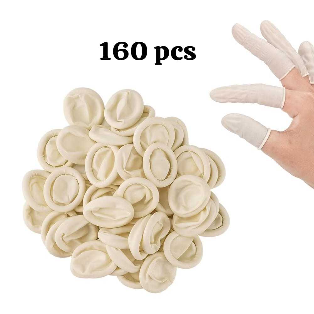 160pcs SARUNG FINGER COAT SARUNG JARI KARET SARUNG JARI LATEX FINGER COAT LATEKS