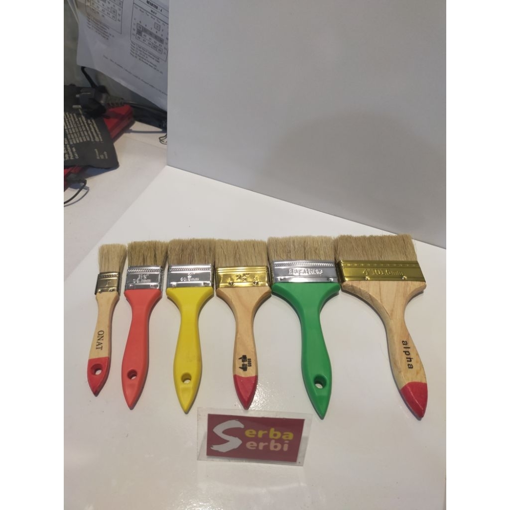 

-STANDAR KUAS CAT- Kuas tangan cat air minyak paint brush