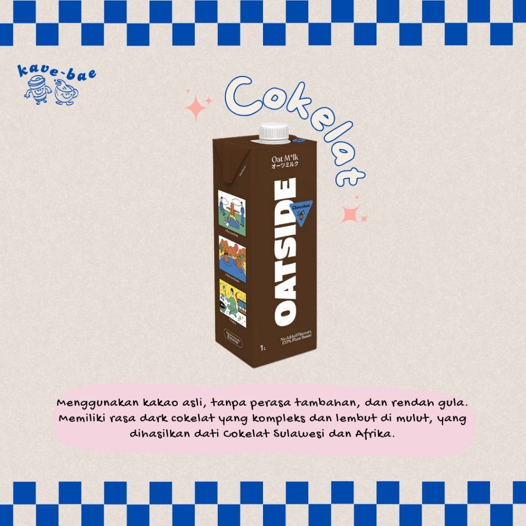 

Oatside Milk Chocolate Malt Oat Cokelat Susu Nabati
