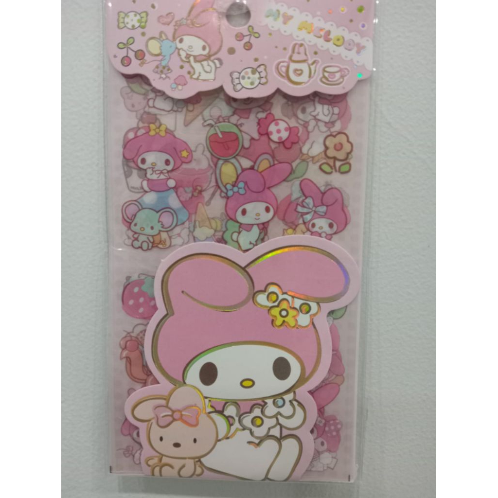 

ATS-11627 Sanrio Character My Melody Sticker Gambar Tempel 4 Lembar 15 x 8 cm Stiker Lucu