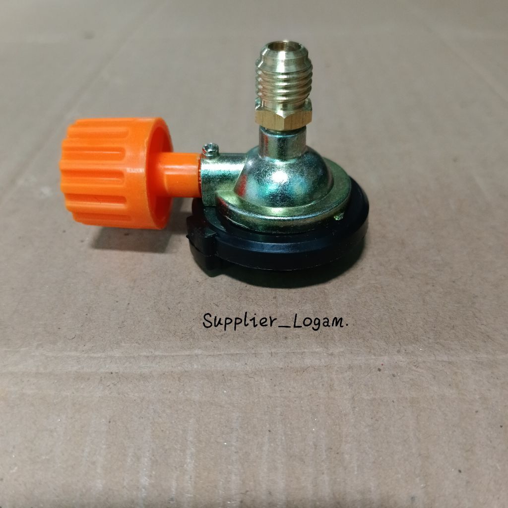 Kran Konektor gas kaleng portable menggunakan selang manifold