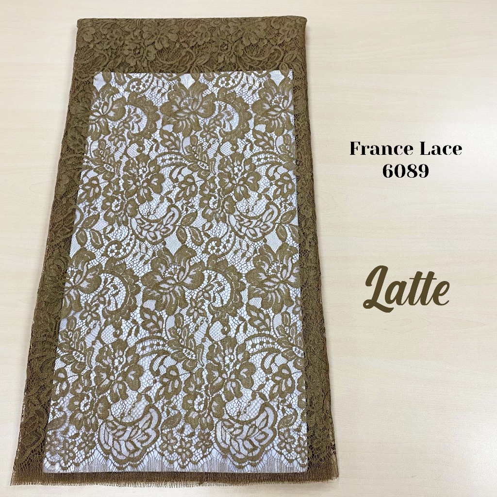 Original France Lace 6089 - ukuran kain 1,8m x 1,1m