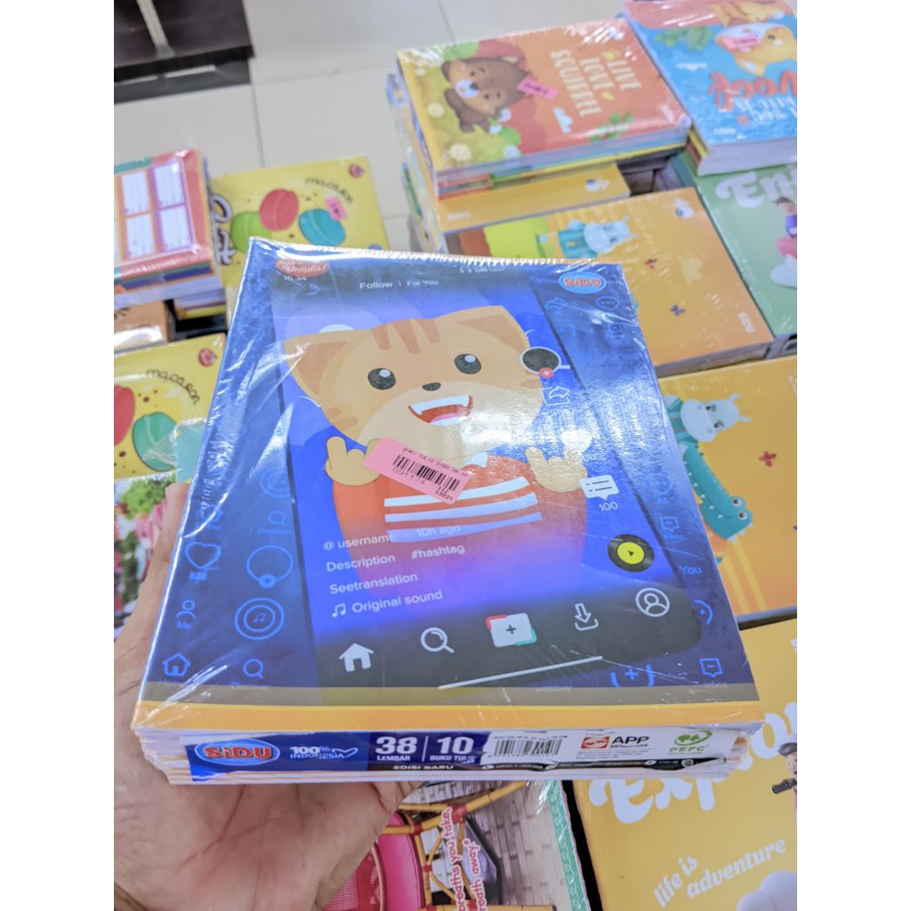 

BUKU SIDU 38 PACK ISI 10