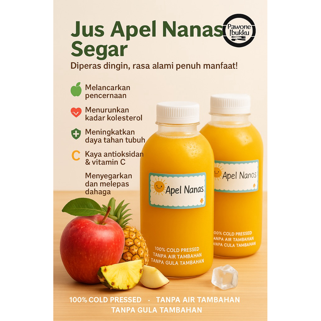 

Healthy Juice (Apel Mix Nanas)