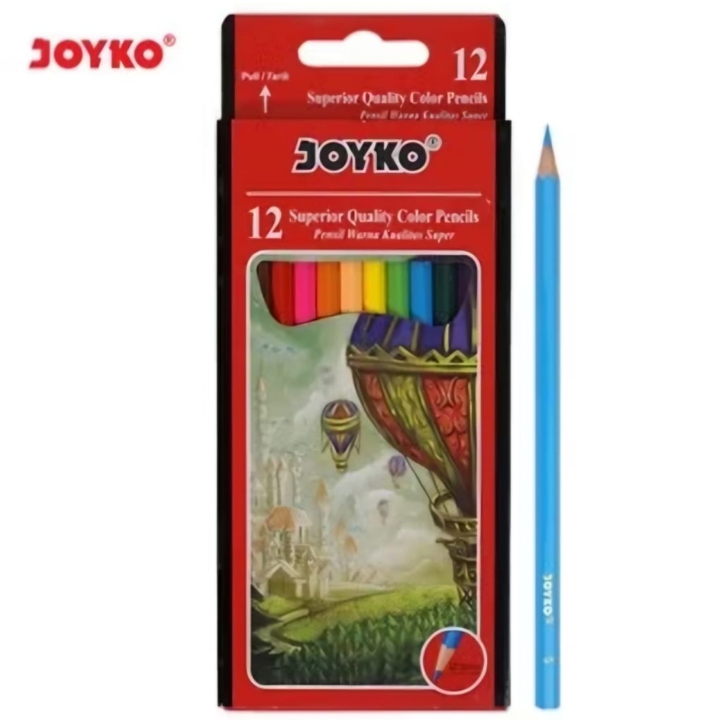

Pensil Warna Joyko Panjang kode CP-100 12 Warna