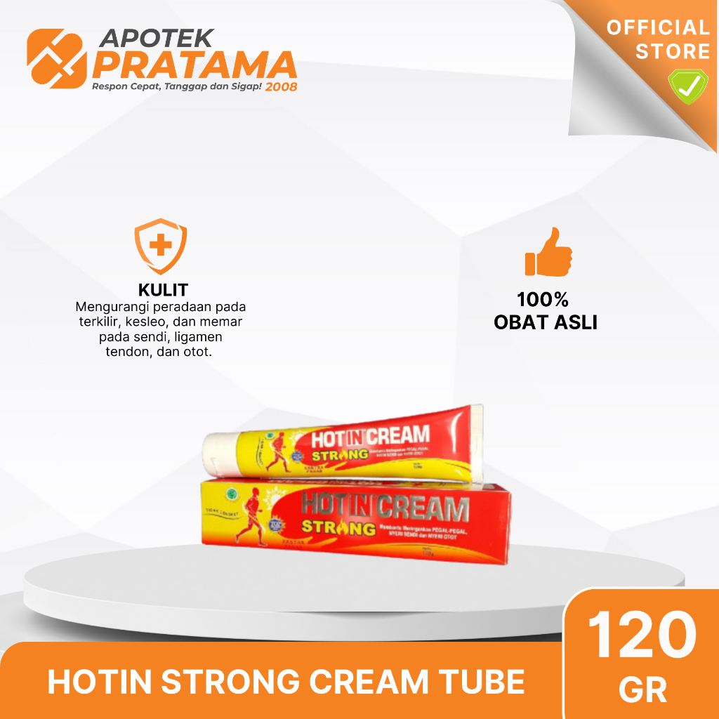 HOTIN CREAM STRONG TUBE 120GR / HOT IN CREAM STRONG TUBE 120GR
