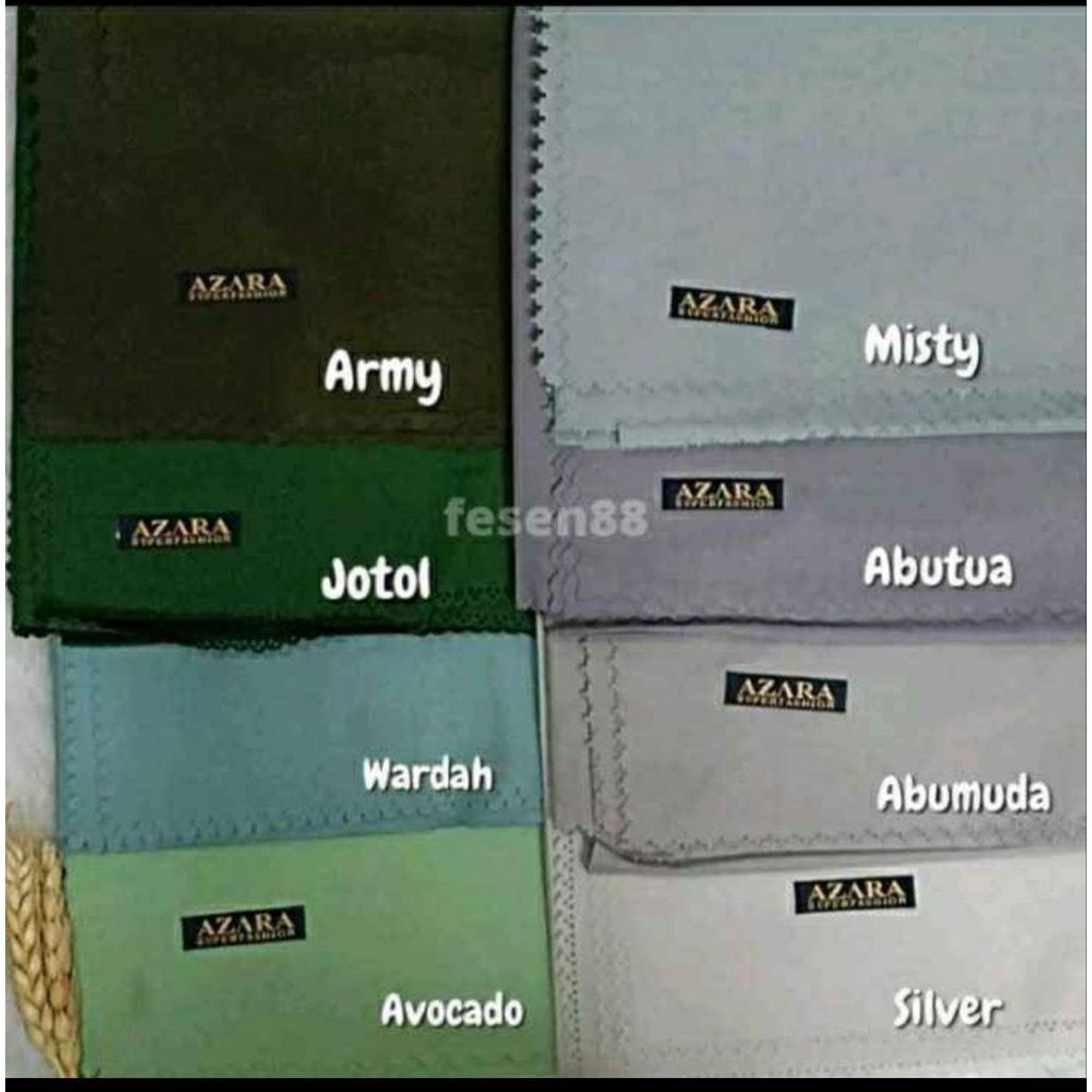 hijab segi empat polos azara