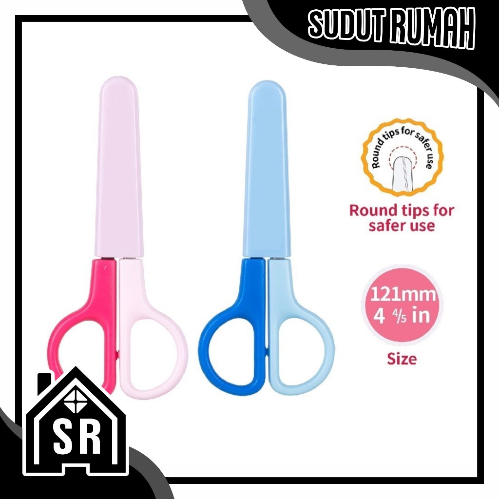 

SR Gunting Kertas Anak Warna Karakter Polos Ujung Bulat Tumpul Gunting Plastik Anak Safety Plastic Rounded S013