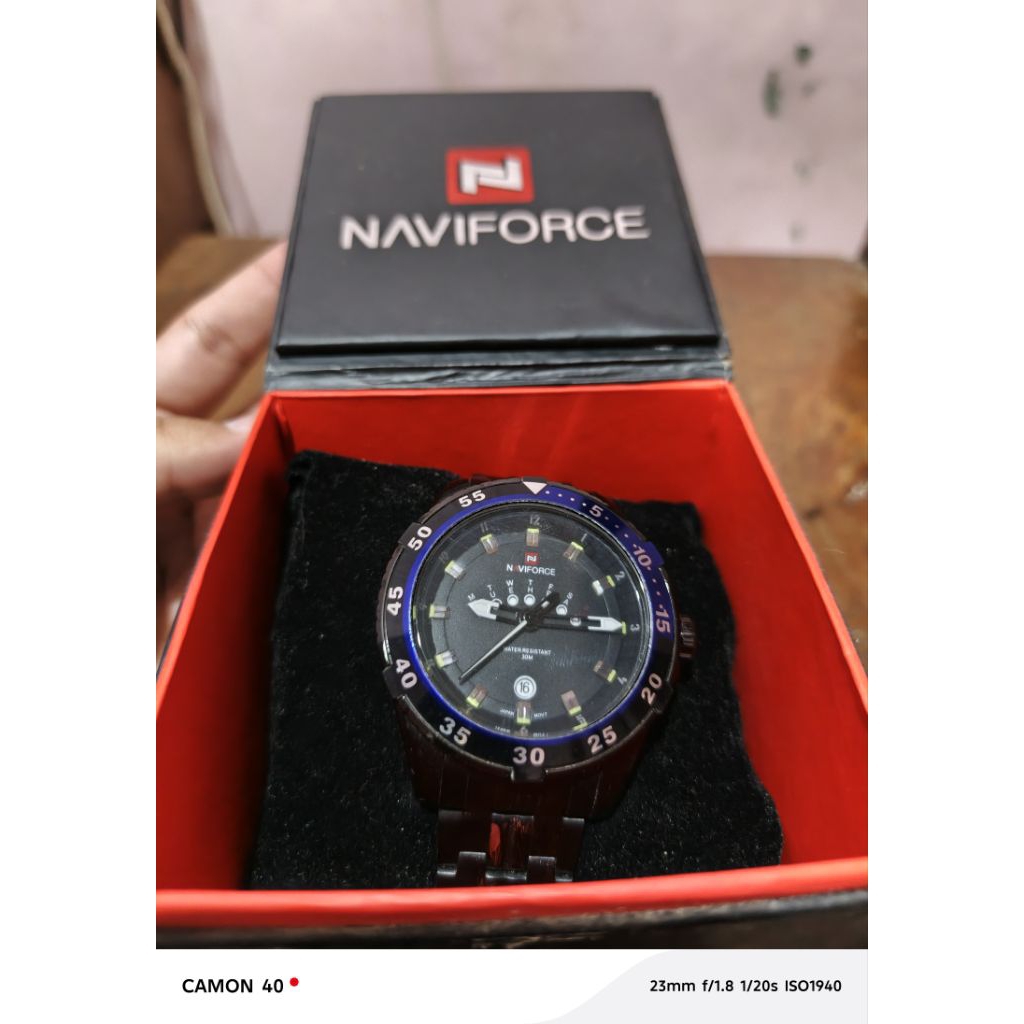 jam tangan pria anti air Navi Force