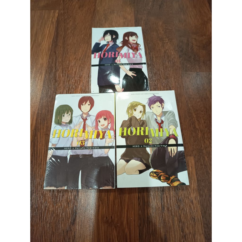 Horimiya buku komik vol 1,2,3 Preloved