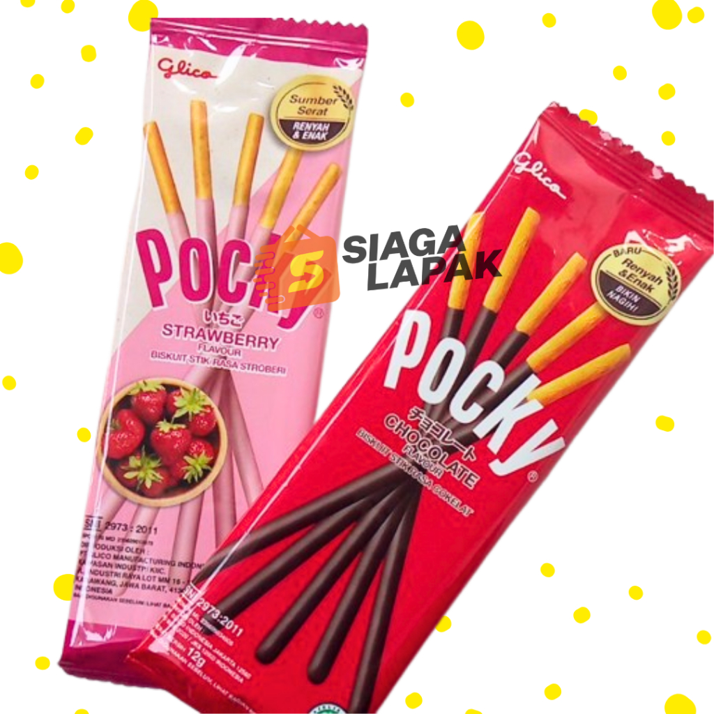 

Pocky 12GR SACHET ECERAN All Varian Rasa Coklat Stroberi Kemasan Ekonomis [BELI BANYAK LEBIH MURAH]