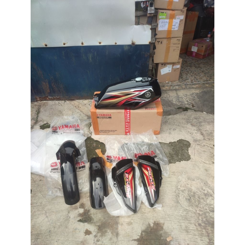 BAJU BODY SET RX KING 2005 GRES BARU ORIGINAL YGP KOMPLIT