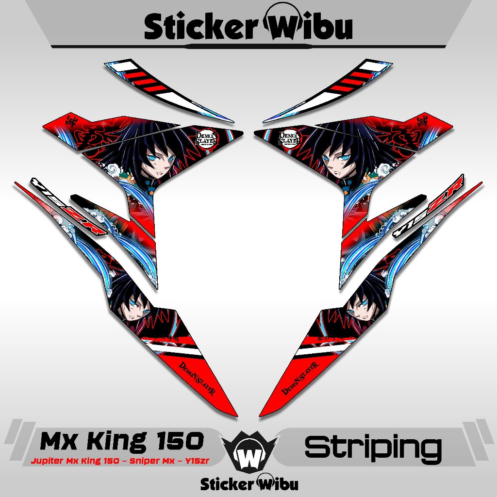 STRIPING MX KING 150 / 3 / STIKER MX KING / VARIASI / EXCITER 150 / MX KING / ORI / JUPITER MX KING