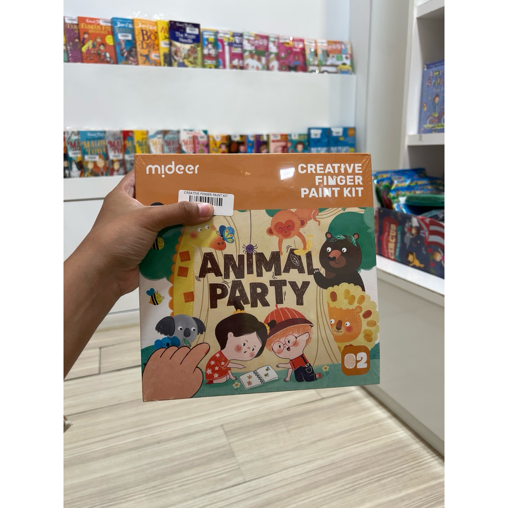 

MIDEER CREATIVE FINGER PAINT KIT ANIMAL PARTY