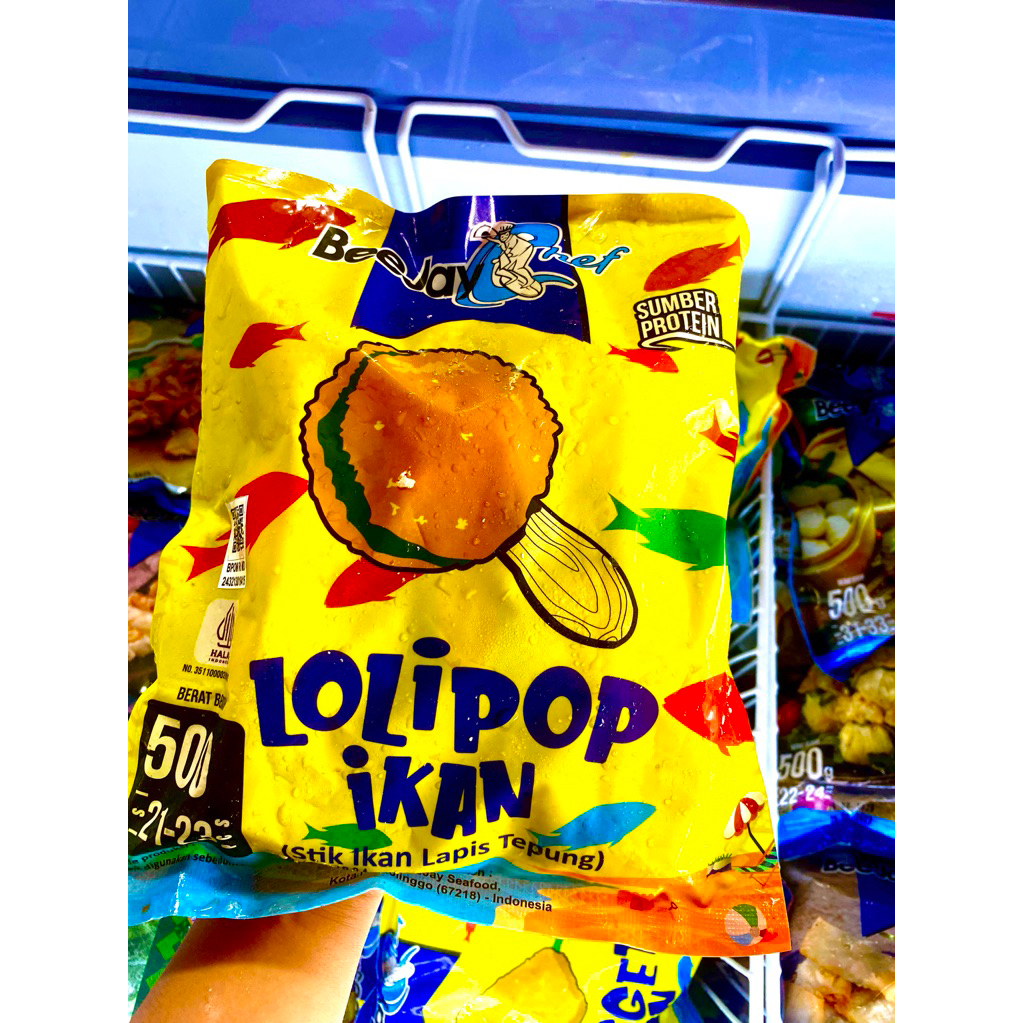 

Lolipop Ikan 500gr ( Stik ikan lapis tepung ) / Lolipop frozen
