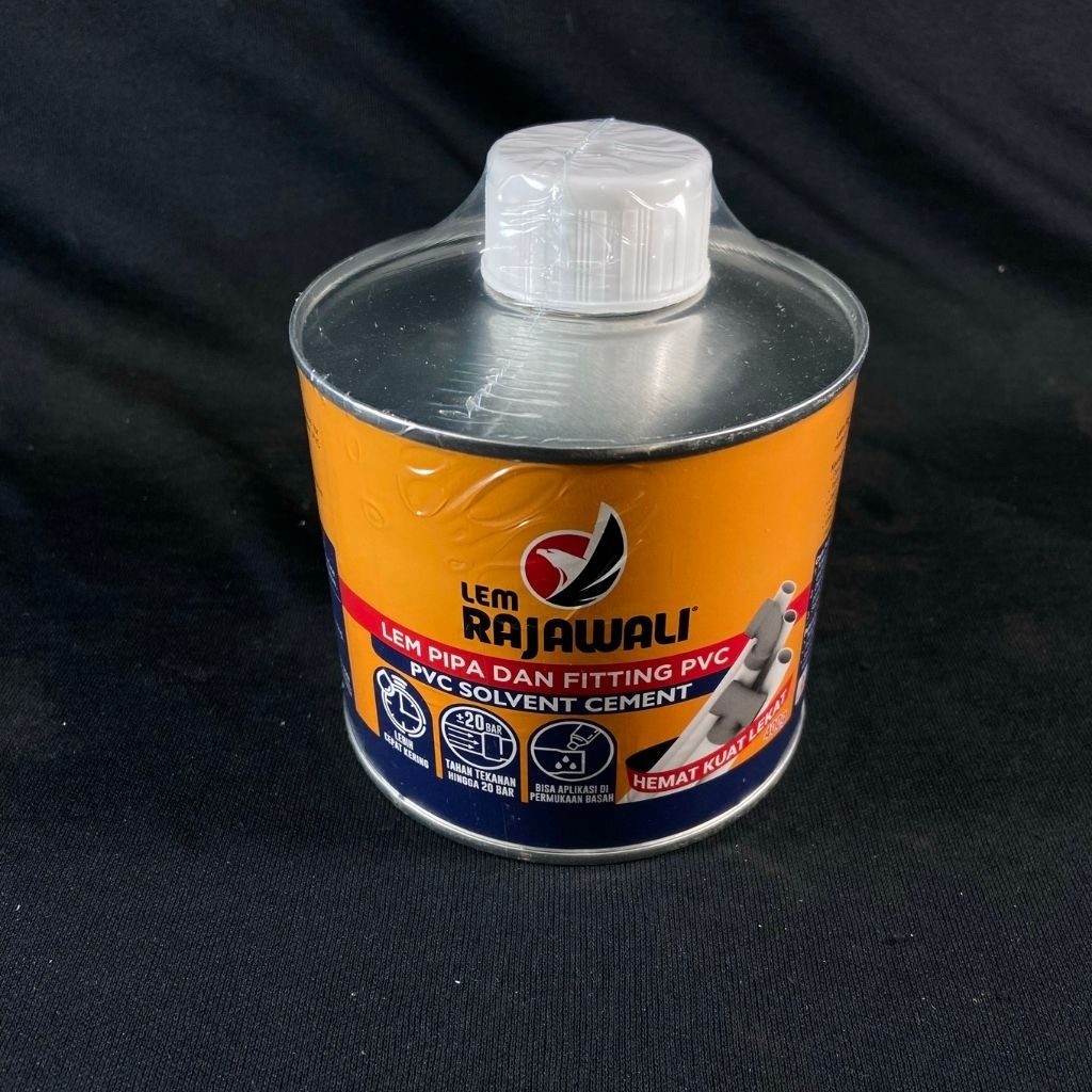 Lem Pipa PVC RAJAWALI 400gram/lem paralon pvc bagus kuat original