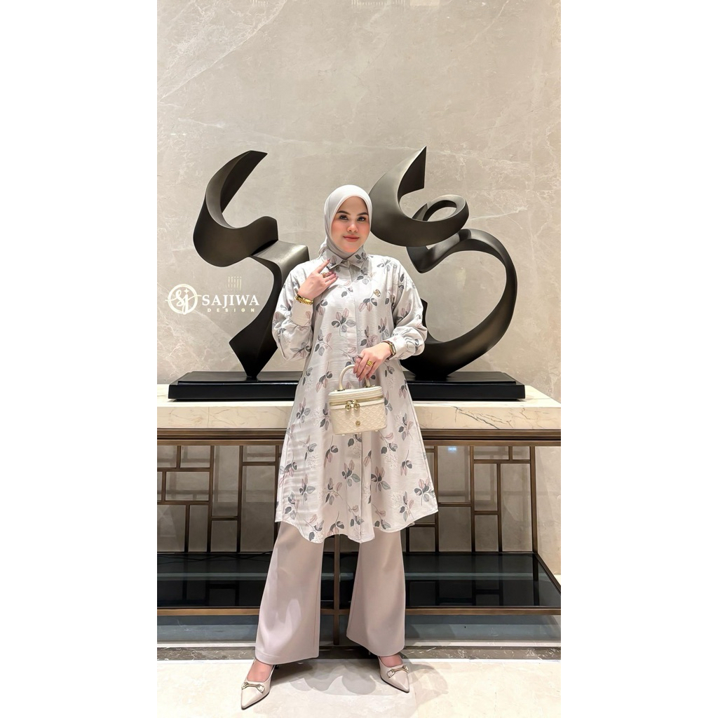 TUNIK SAJIWA | SALWA TUNIK | TUNIK SAJIWA TERBARU | TUNIK MOTIF WANITA | TUNIK WANITA PREMIUM