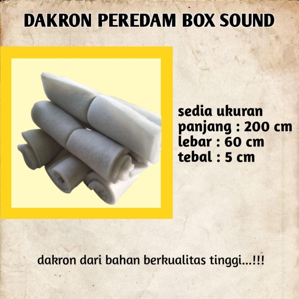 Dakron Ex Lembaran Premium 60x200 Tebal 4-5CM – Empuk, Bersih, Harga Hemat