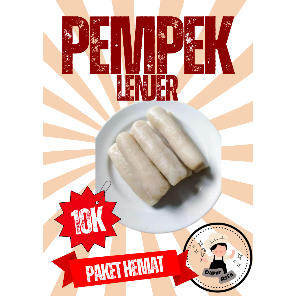 

Pempek Palembang Wongkito Paket Lenjer – isi 5 pcs