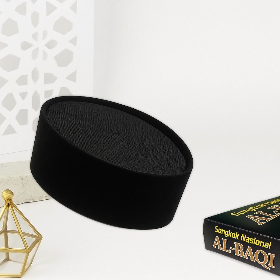 Peci Hitamm Full AC Tinggi 8, 9, 10 - Peci Hitam - Peci Full AC - Songkok AC Nasional