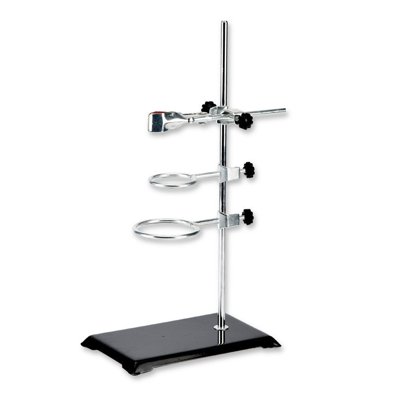 Statif Laboratorium Full Set Tiang Statif Dan Klemtiang Statif Batang Statif Ring Klem Statif