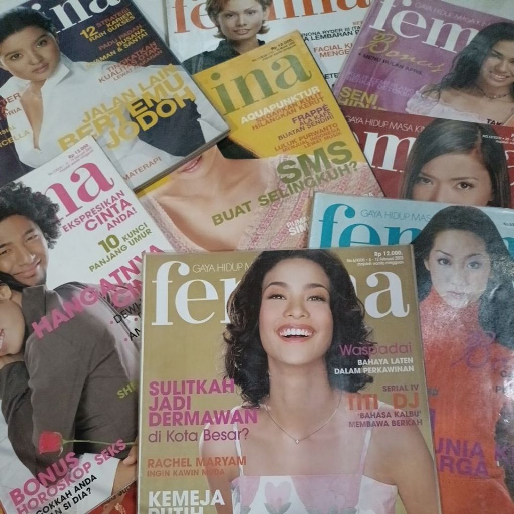 Majalah Bekas / Preloved Murah Femina Edisi Mingguan