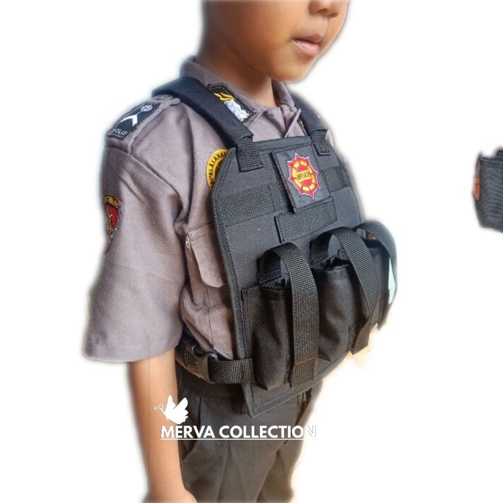 Rompi polisi polri brimob  rompi anak