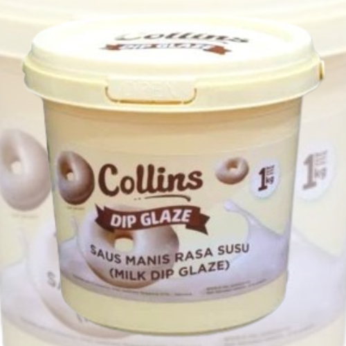 

Collins Dip Glaze Milk Saus Manis Rasa Susu kemasan pabrik 1 kg