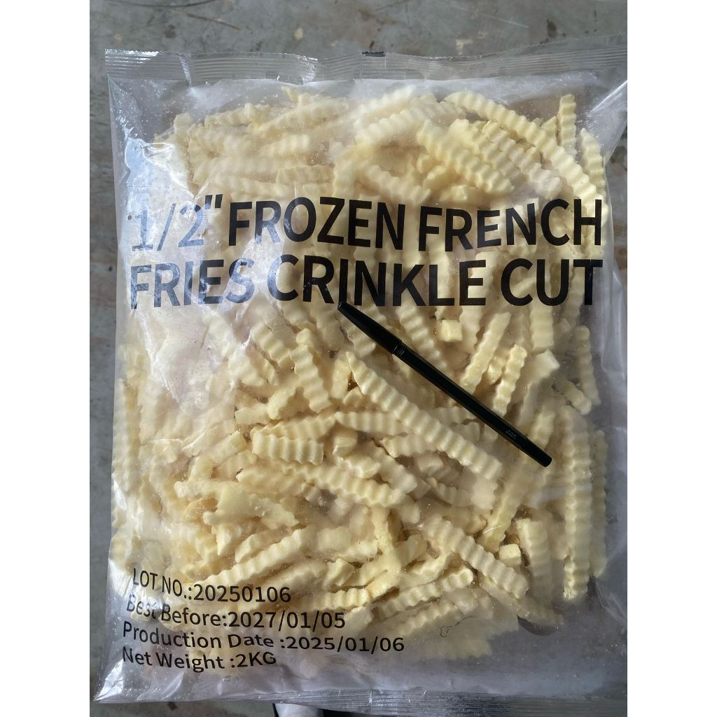 

KENTANG CRINKLE CUT LESI KG / BAG