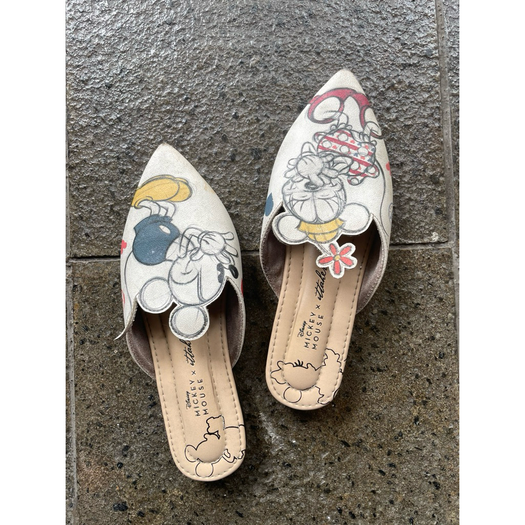 [Preloved] Ittaherl x Disney Mickey Classic Mules size 37