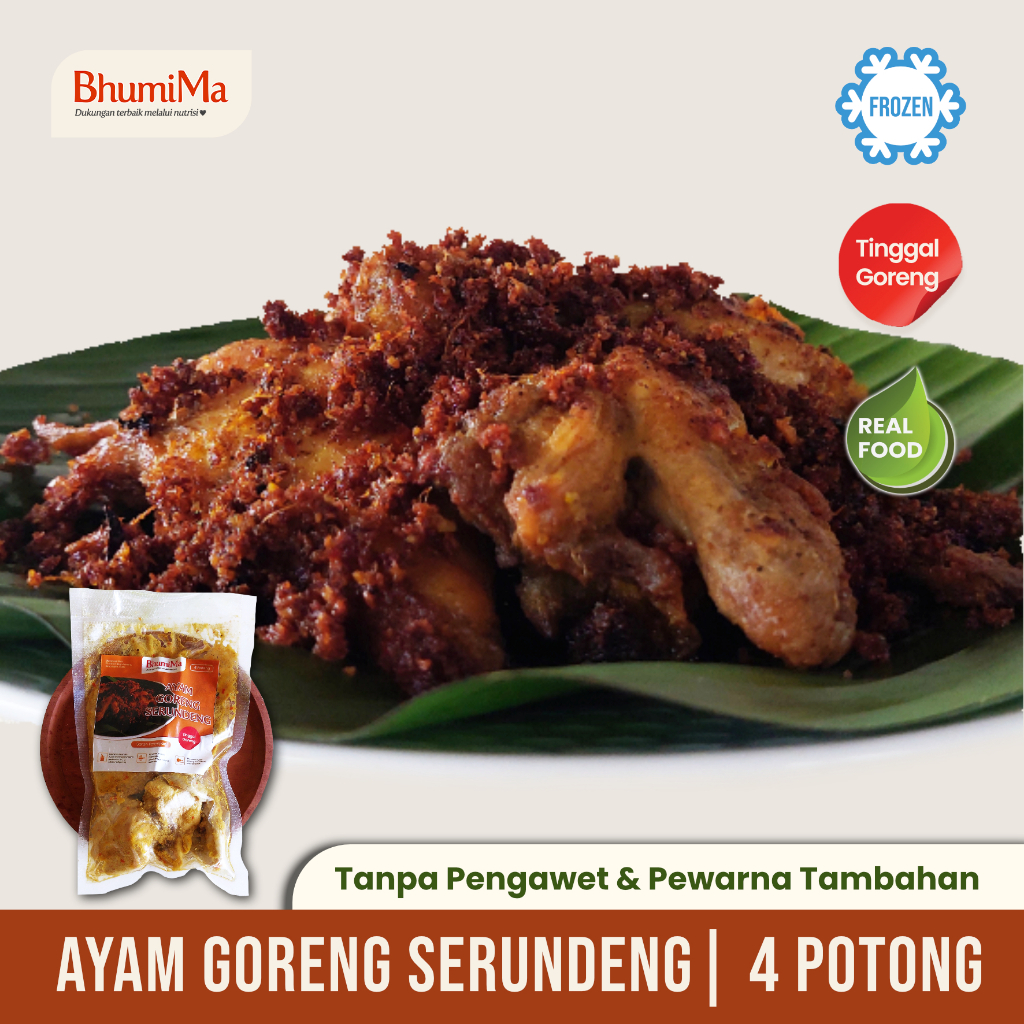 

KIRIM INSTANT Ayam Goreng Serundeng Ayam Ungkep Lauk Matang | Sunday fresh