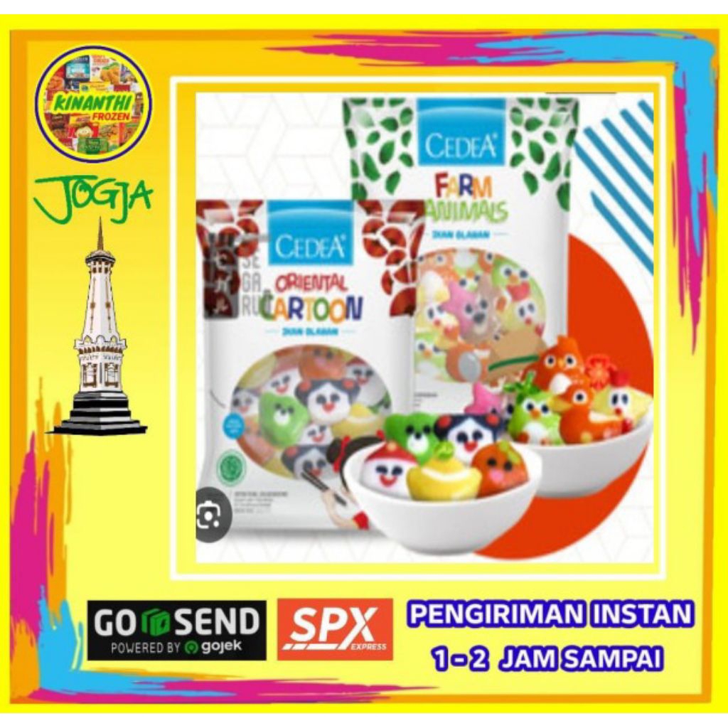 

Cedea oriental cartoon 250 gr,jogja frozen