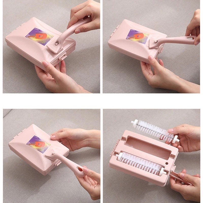 (Bis COD) Sikat Sofa Ajaib / Alat Pembersih / Sikat Kotoran Karpet Roll Debu Kasur Kursi 3in1