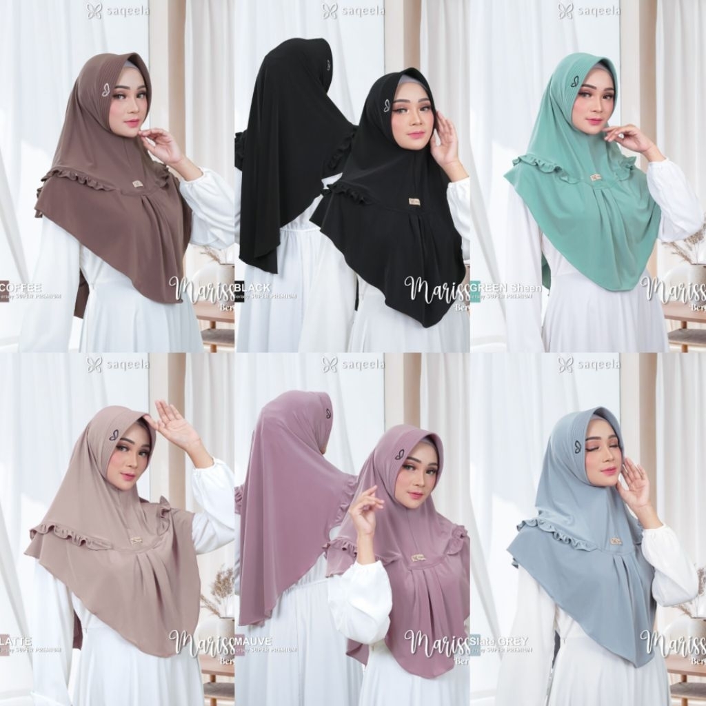 BERGO MARISSA Saqeela Hijab | Gallery Aminah New