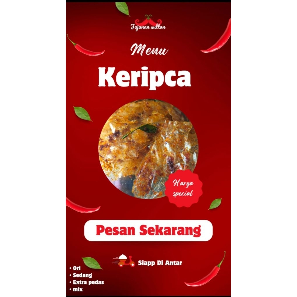 

KERIPIK KACA VIRAL CABE MERAHNYA MELIMPAH DAN BIKIN NAGIH, ANTI TEBAL ANTI KERAS KRIUKNYA PASS.