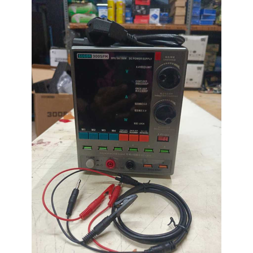 DC POWER SUPPLY DIGITAL SUGON 3005PM 3005 PM 30V 5A ORIGINAL