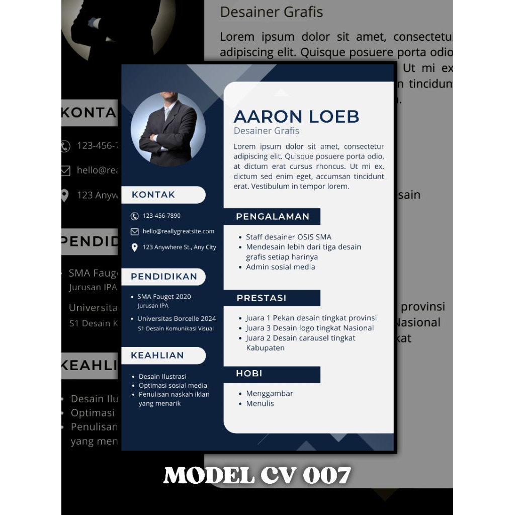 

Pembuatan CV/Portofolio/Riwayat Hidup Online